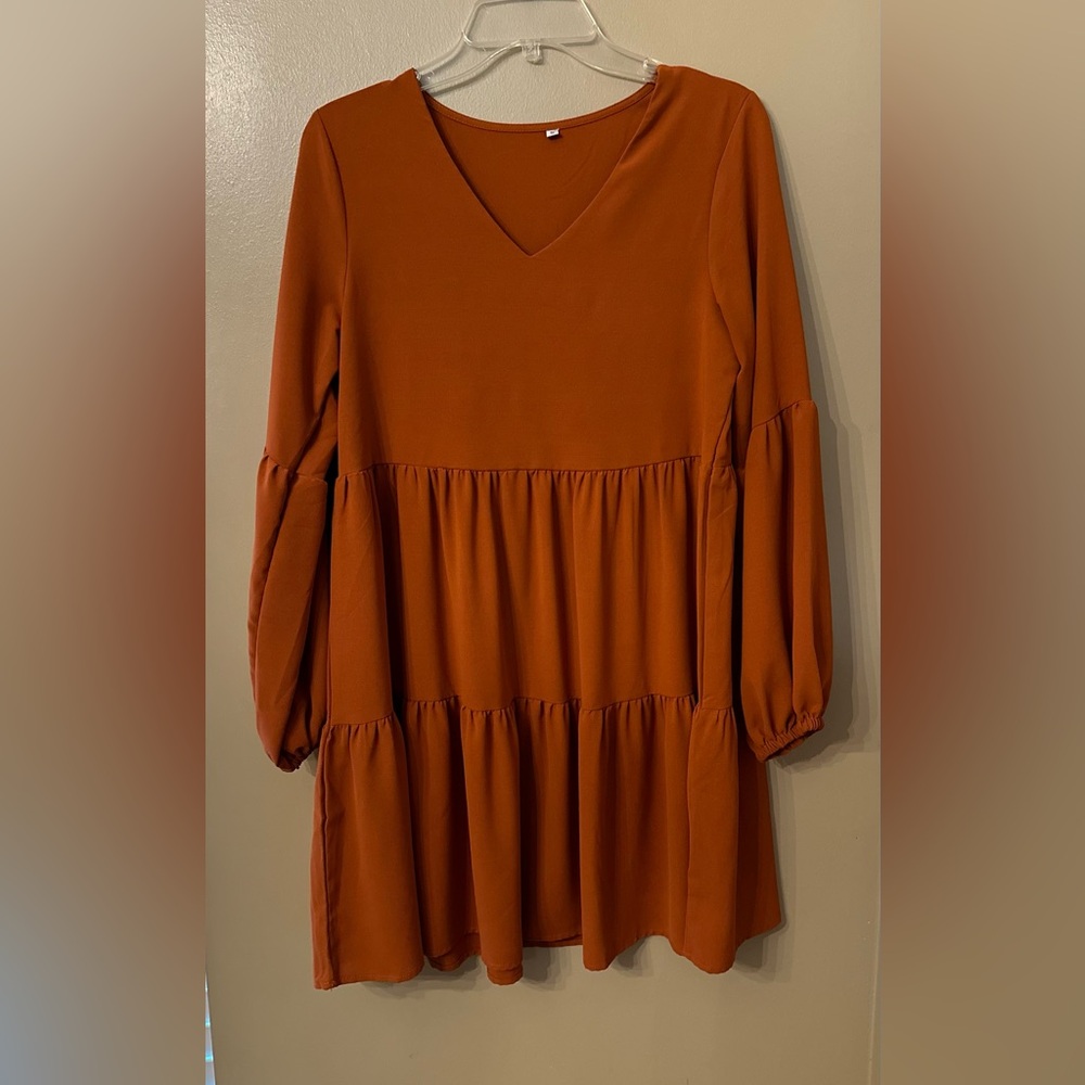 V‎ Neck Babydoll Dress - Size Small-